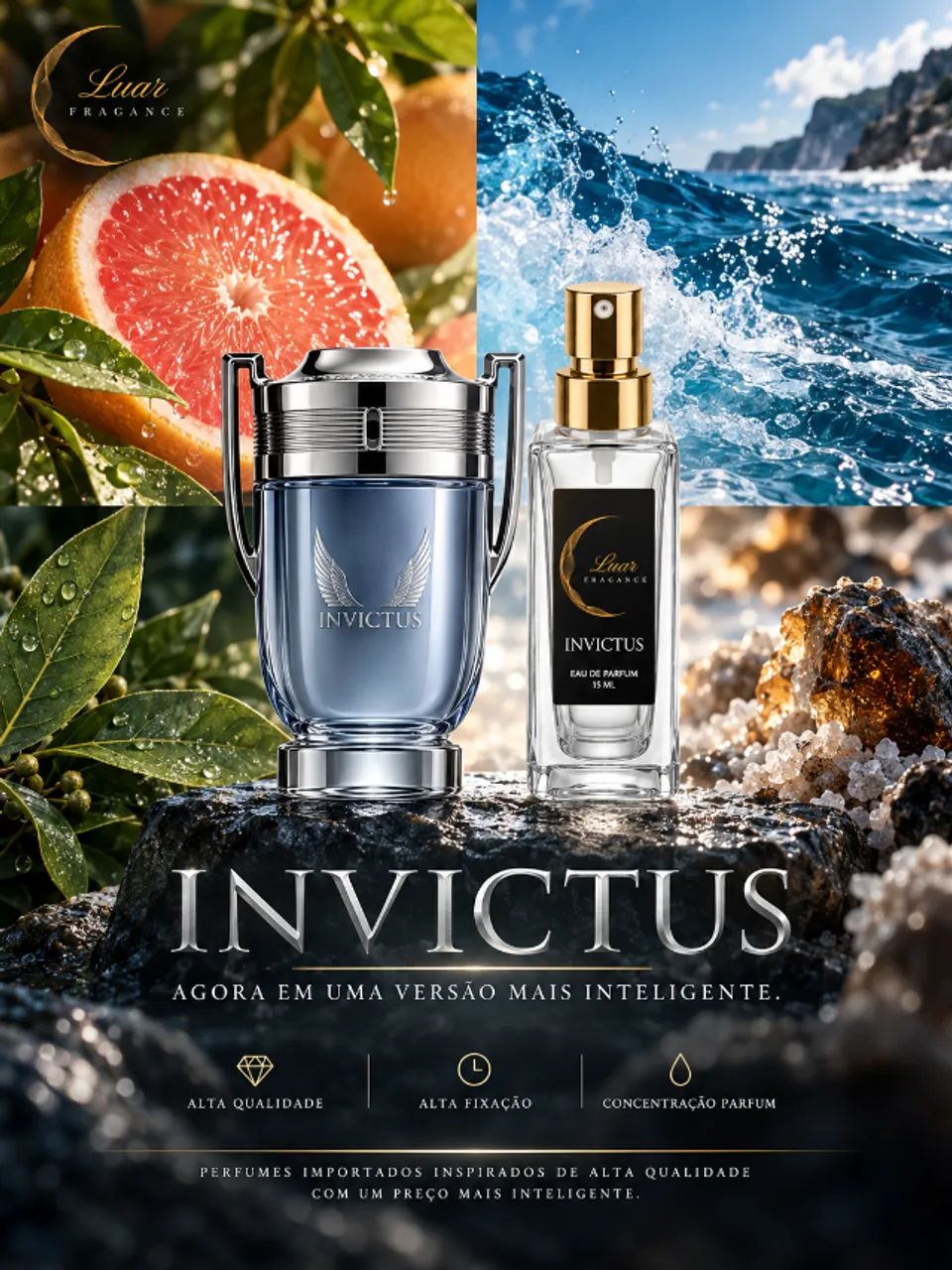 Perfume 15mL masculino | Alta Qualidade e Concentração Parfum - Foto 4