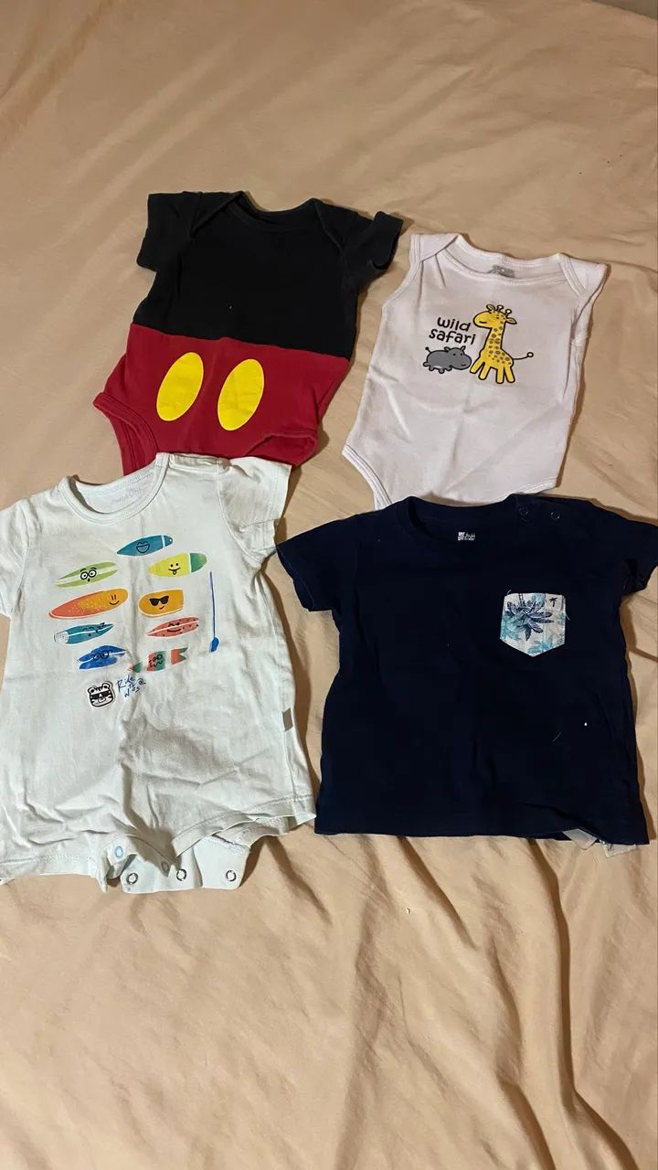 Vendo lote de roupa bebê menino 3m+ - Foto 2