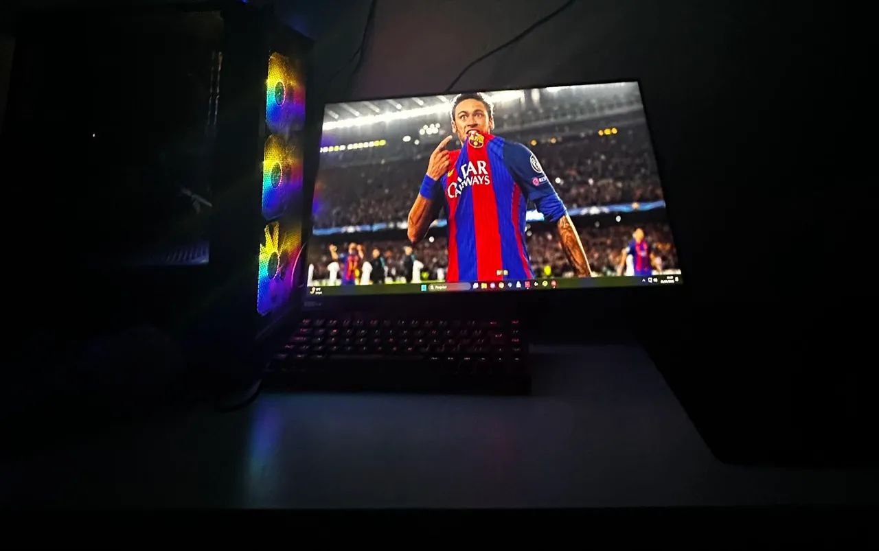  PC Gamer Ryzen 5 5600G + RTX 4060 + Monitor LG UltraGear 144hz