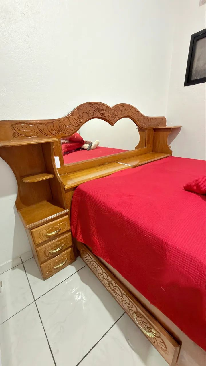 Vendo cama de madeira original  - Foto 4