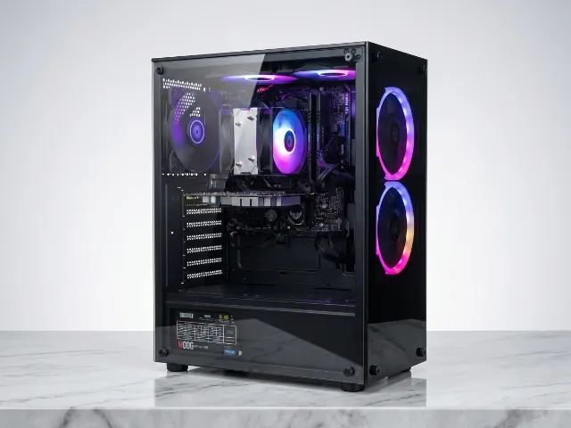 PC Gamer (9ª Geração) i3 9100 - ASUS TUF Gaming - 8GB RAM DDR4  - SSD - GPU