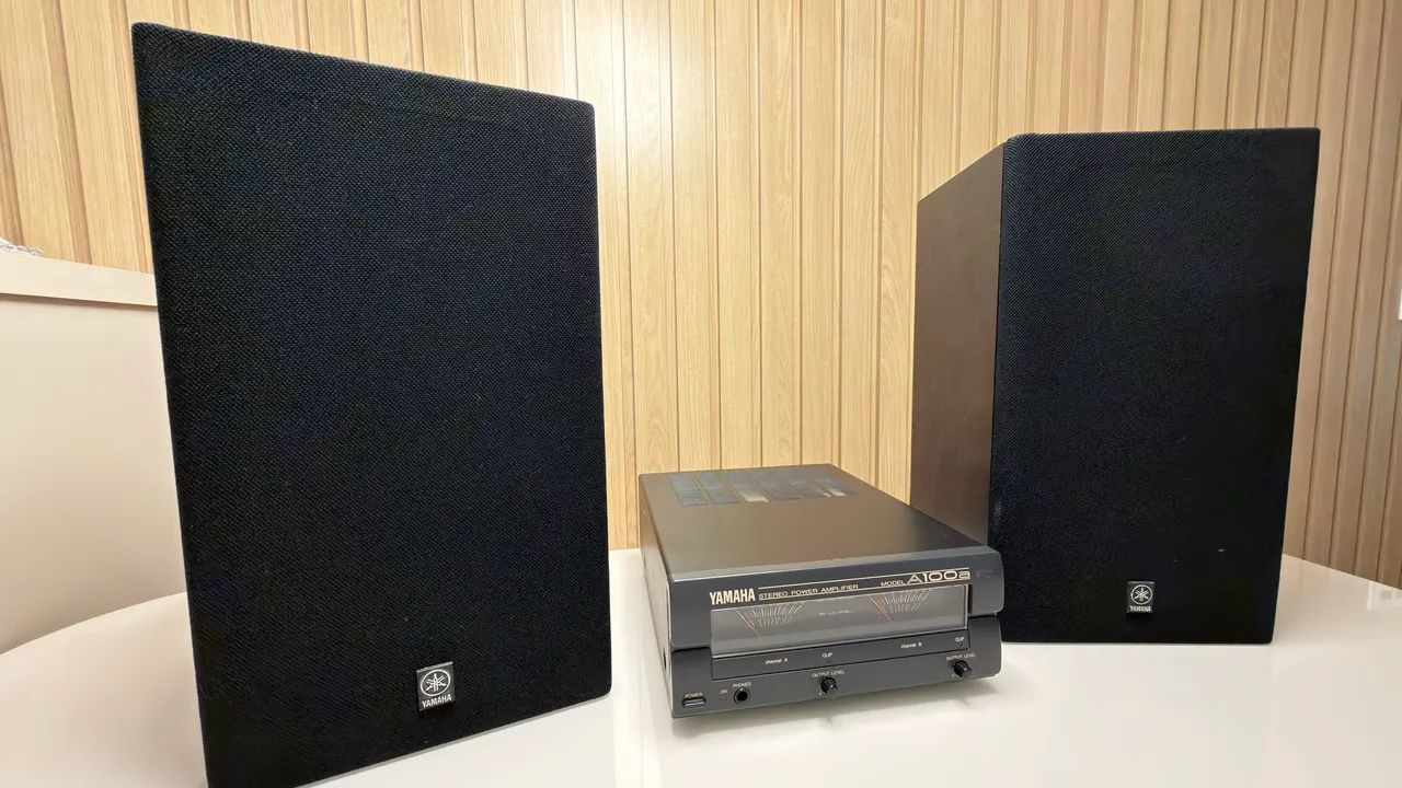 Yamaha NS-10 + AMP Yamaha A100a - Aparelhos de Som - Bom Retiro