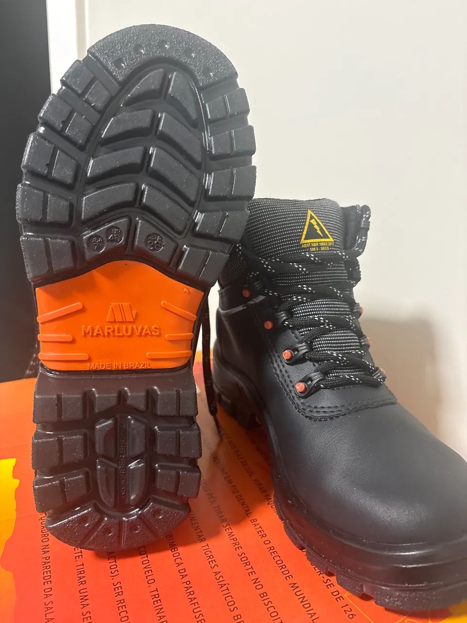 Bota de segurança new prime Marluvas - Foto 3