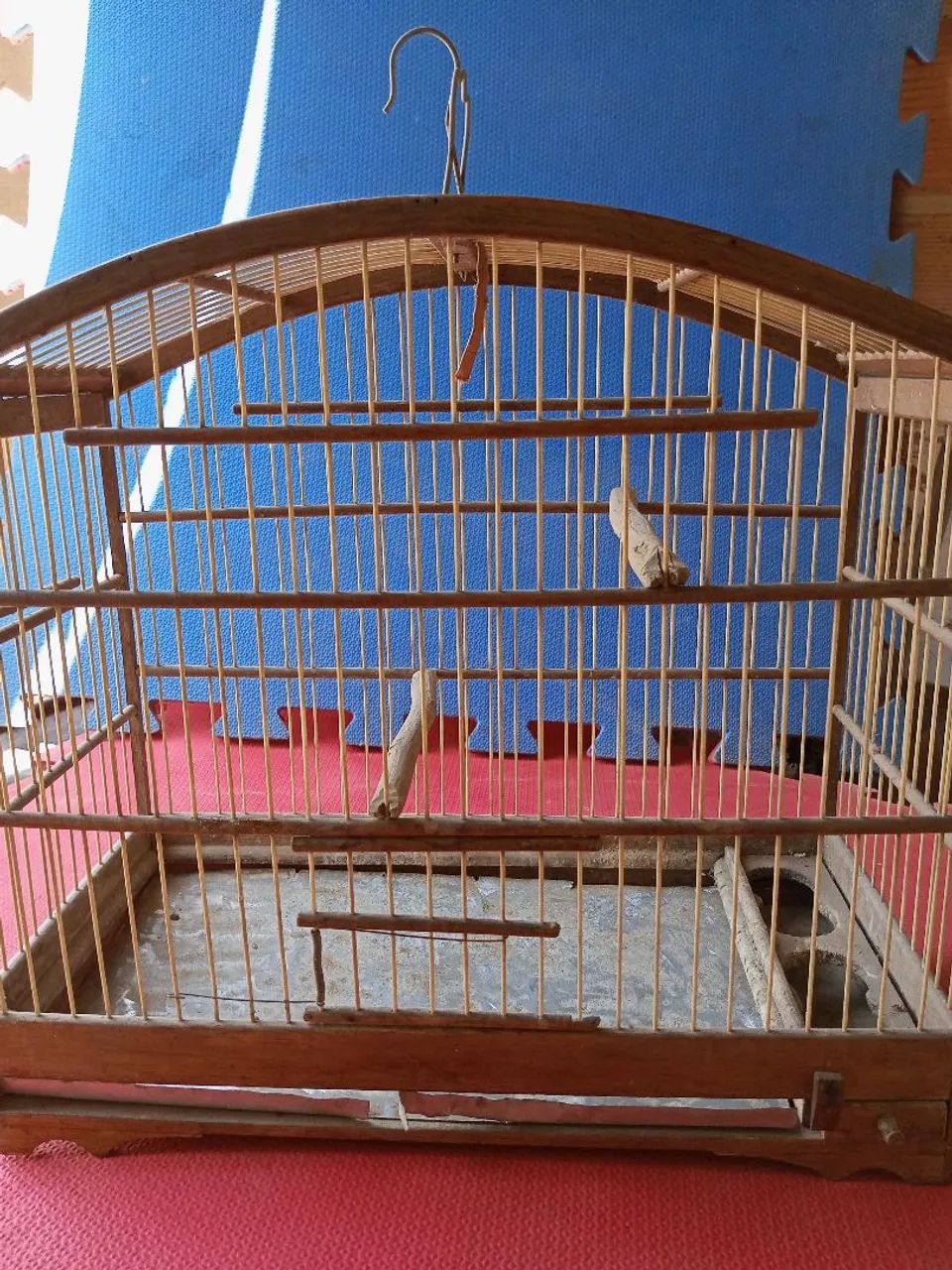 Gaiolas de ferro 2,e 1 de fibra 