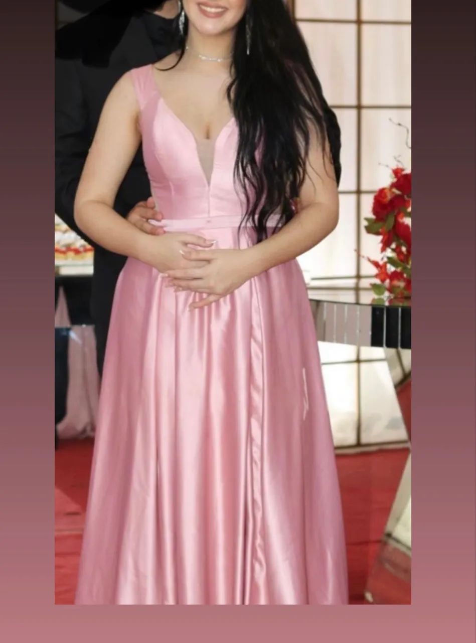 Vestido rosa festa  - Foto 2