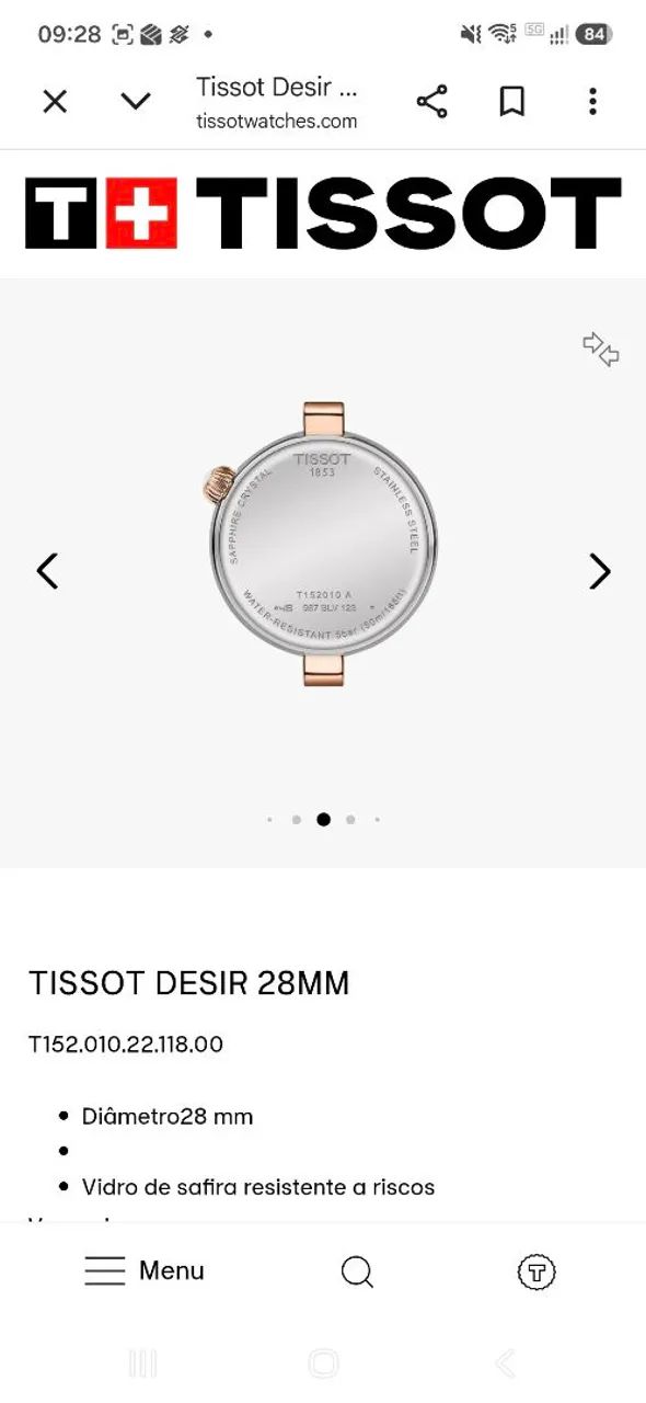 Relógio feminino Tissot  - Foto 5