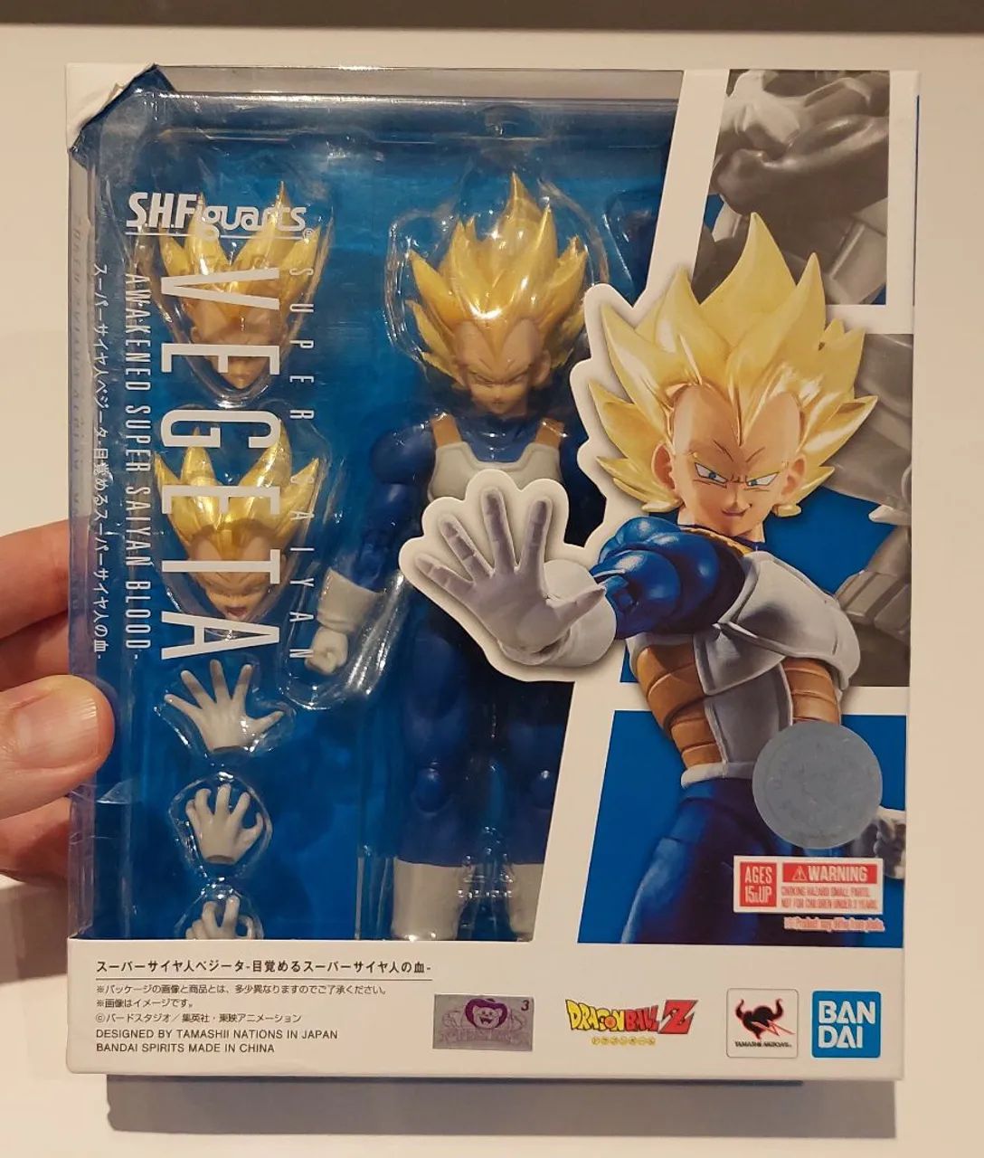 SH Figuarts SS Vegeta novo original