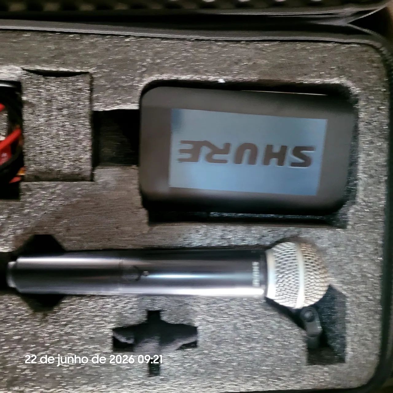 Microfone   Shure  beta  58 A   sem  fio - Foto 2