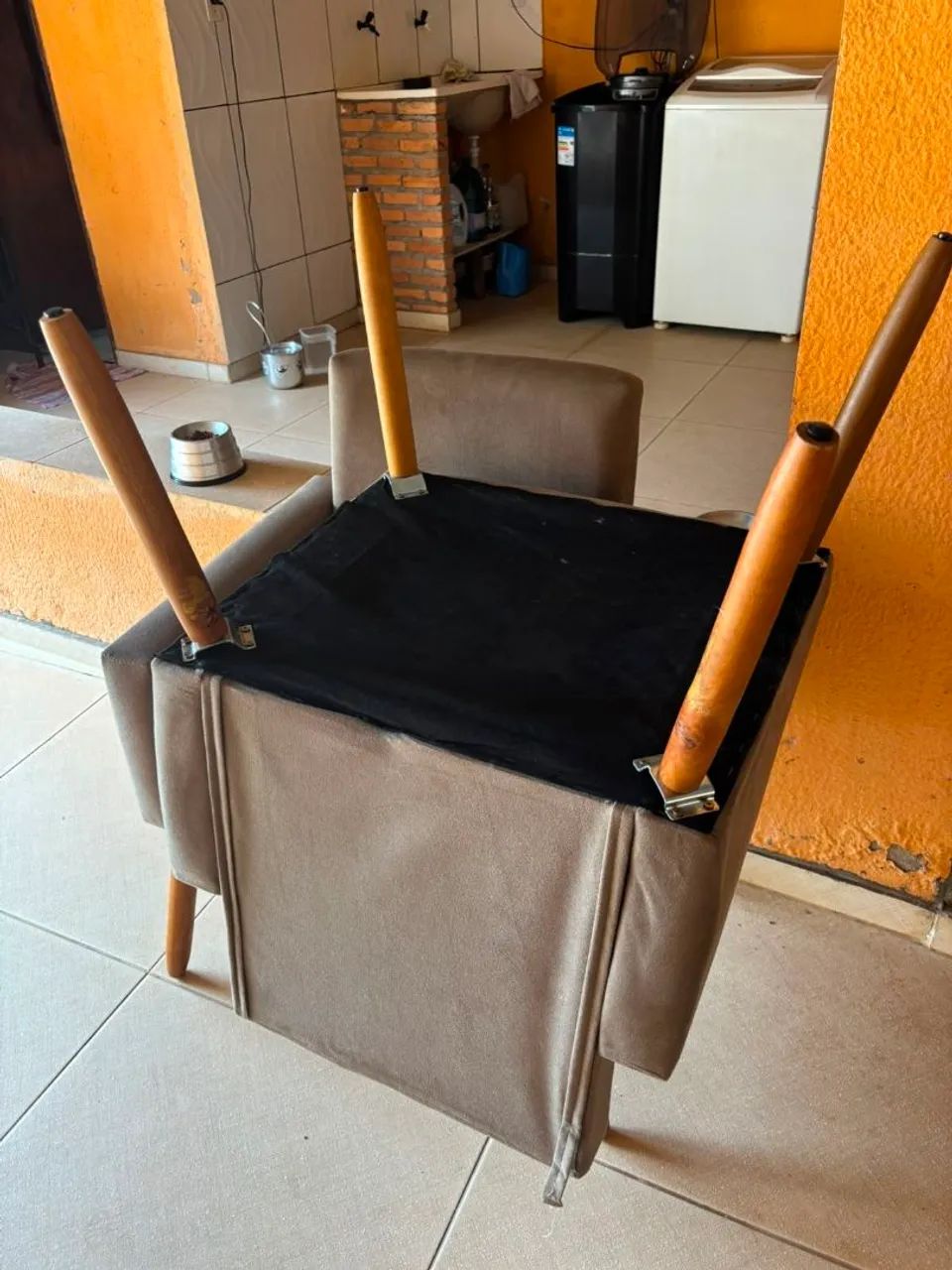 Par de Poltronas Bege - Foto 4