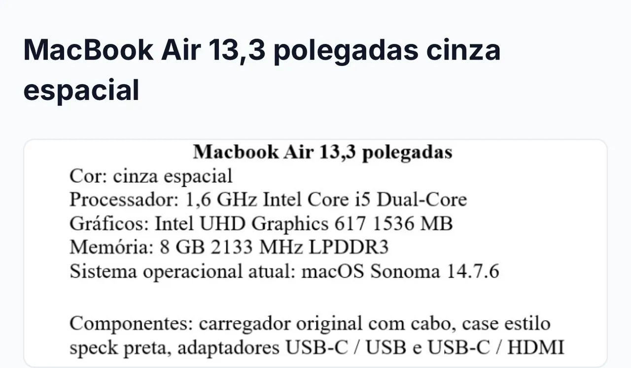 MacBook Air 13,3 - Foto 4