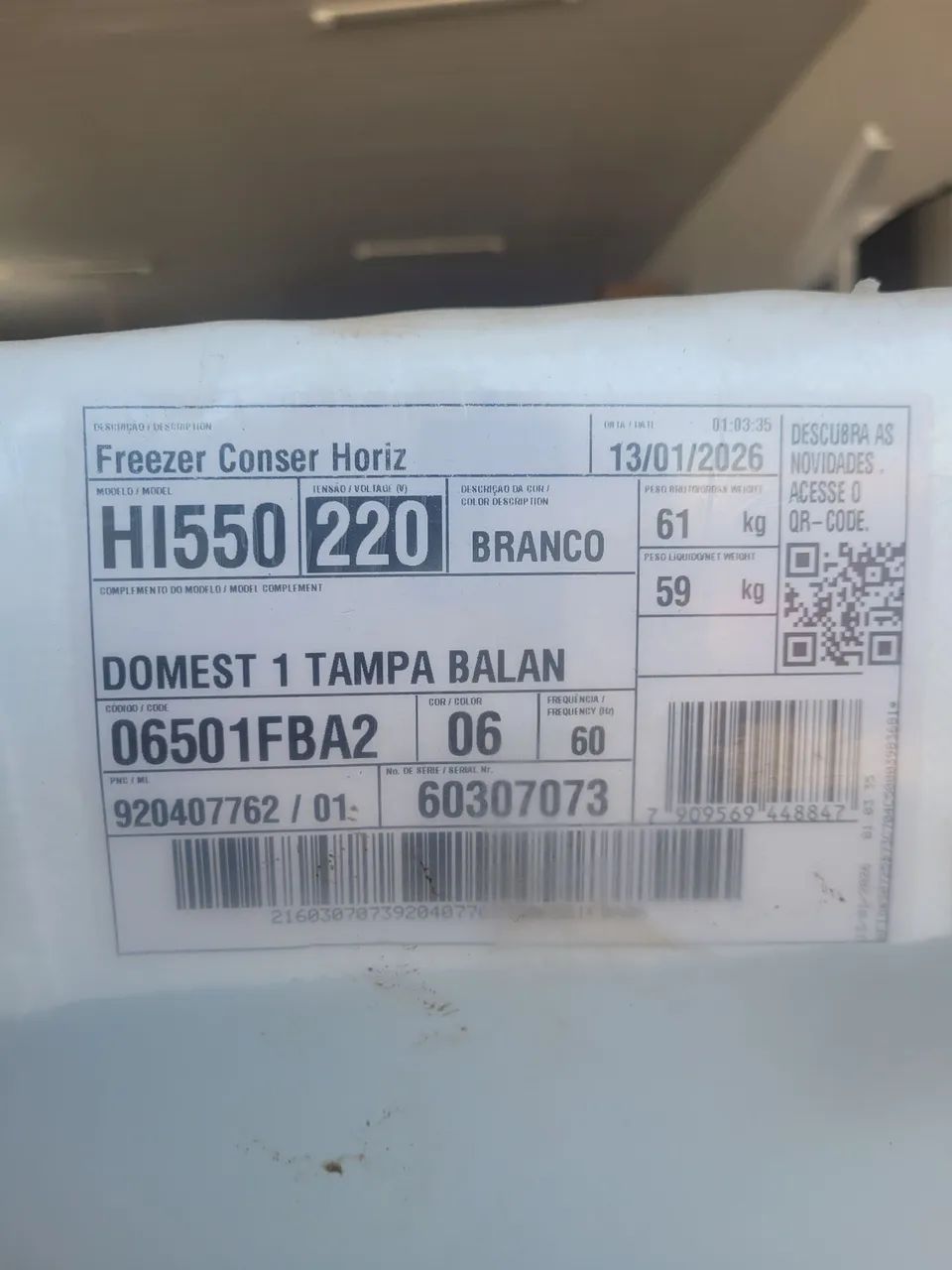 FREEZER ELECTROLUX H550 INVERT  - Foto 3