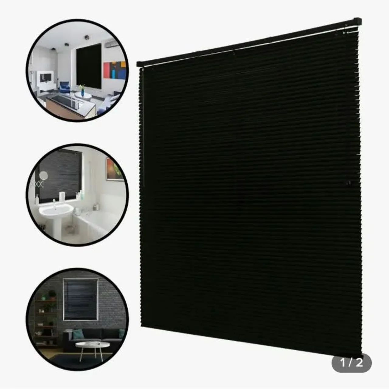 Persiana PVC preta