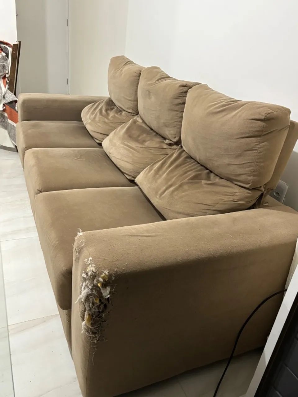 Sofá retrátil 3 lugares - Foto 3