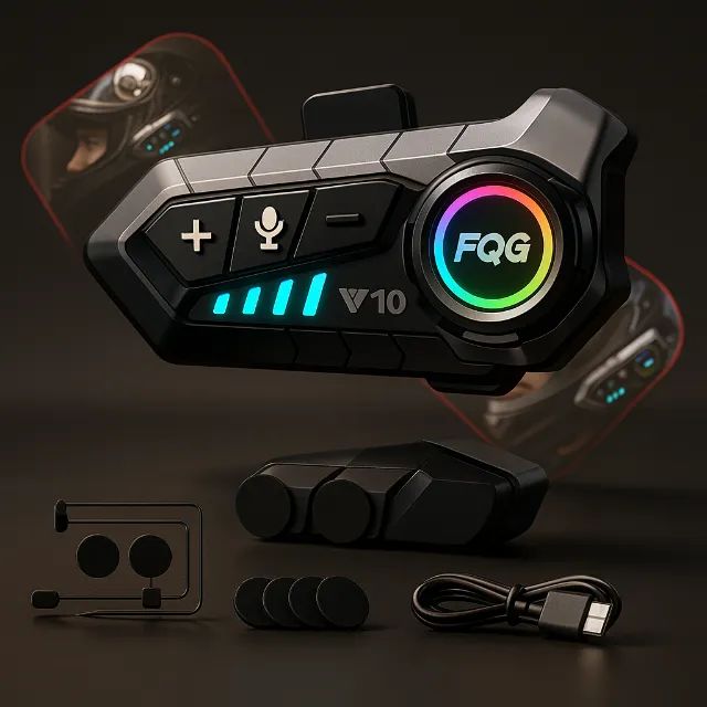 Fone Intercomunicador para capacete moto (bluetooth)