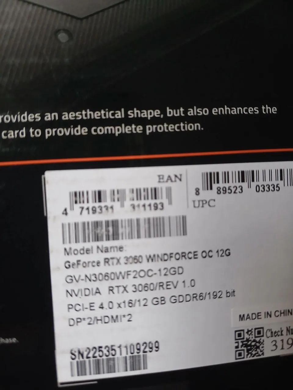 Placa de Video RTX 3060 12GB Windforce OC - Foto 2