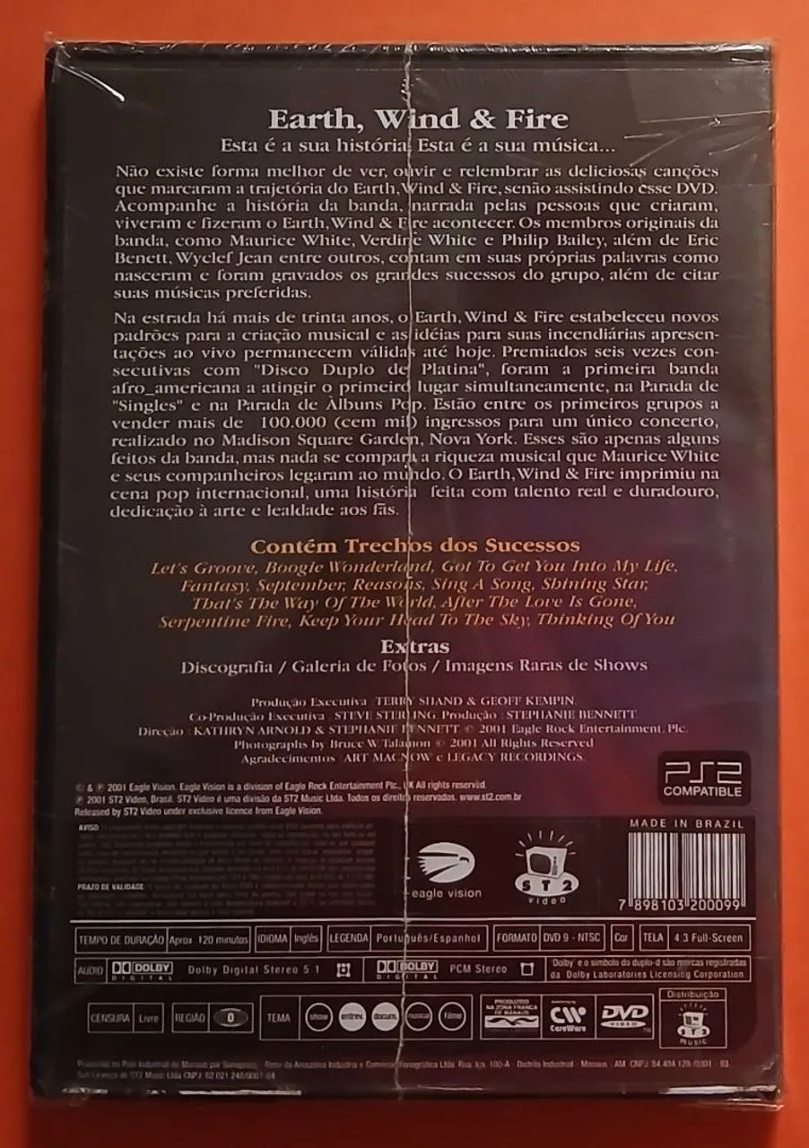 Dvd (Lacrado) Earth Wind & Fire - Shining Stars - Foto 2