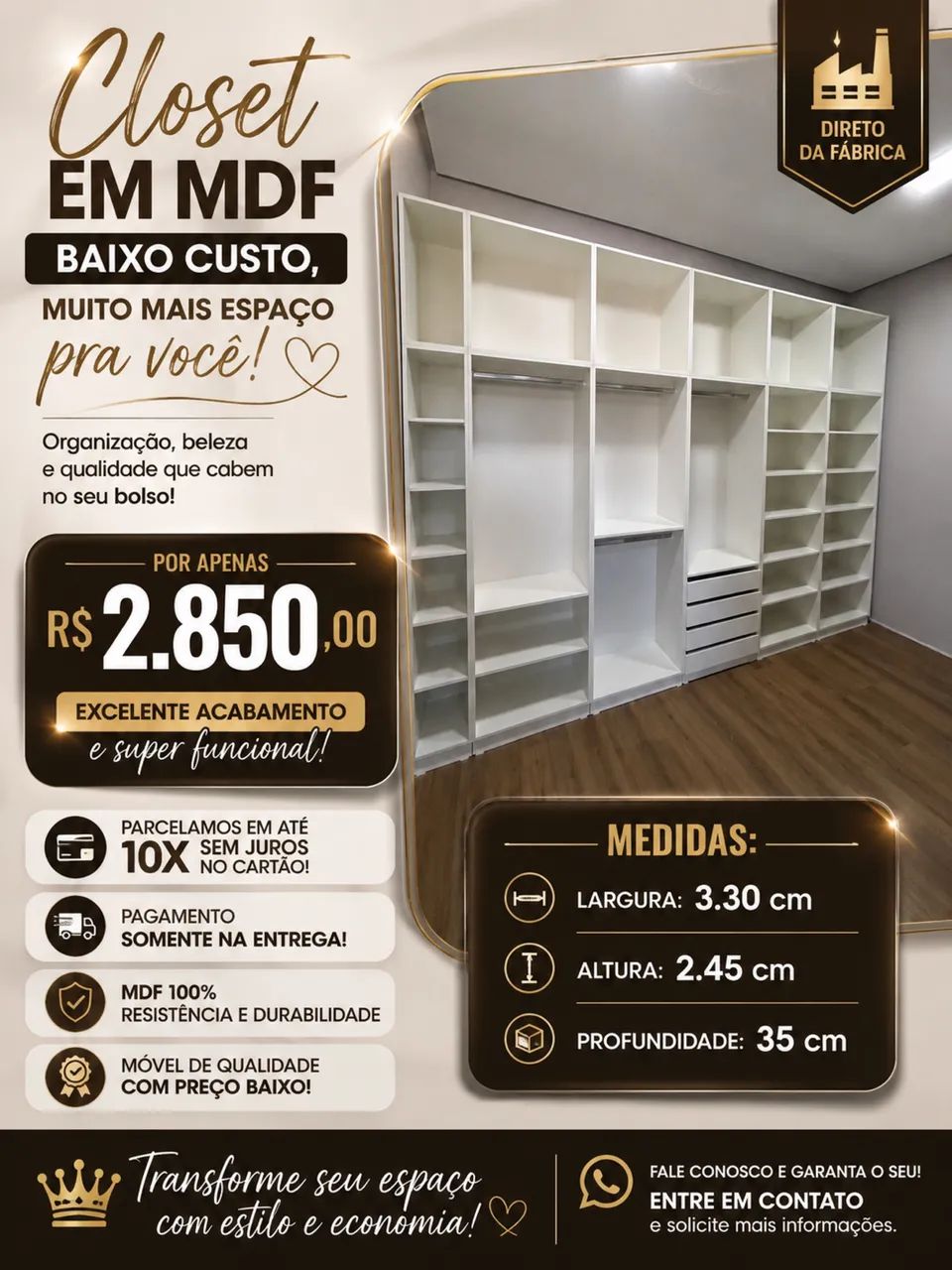 Móveis planejado com baixo custo  - Foto 2