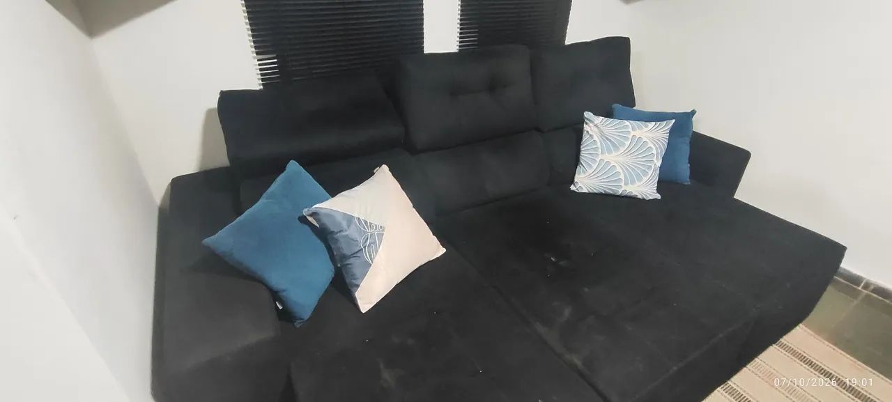 Sofá retrátil de 3 lugares  - Foto 3