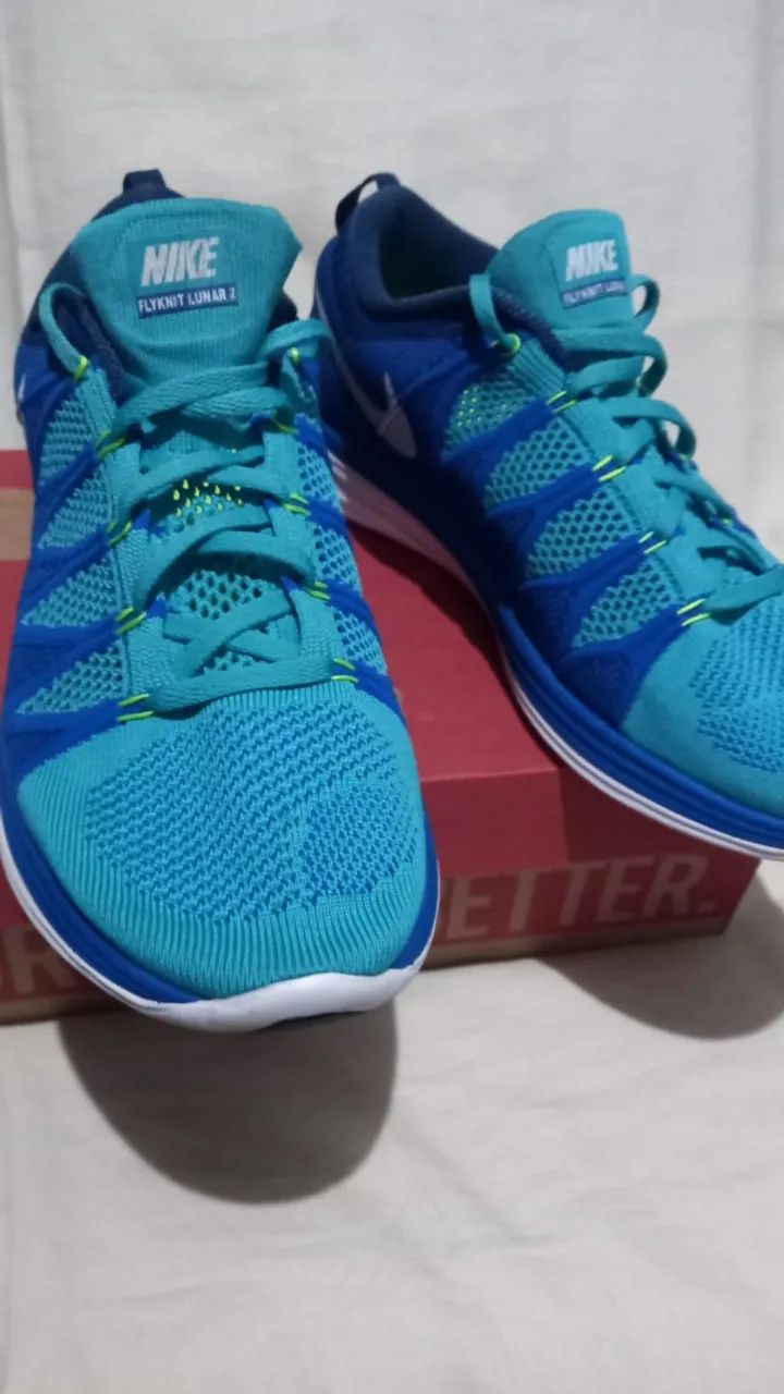 Tênis de corrida Flyknit Lunar 2 original - Foto 2