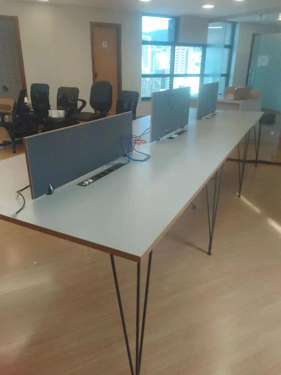 Mesa 06 lugares escritório 