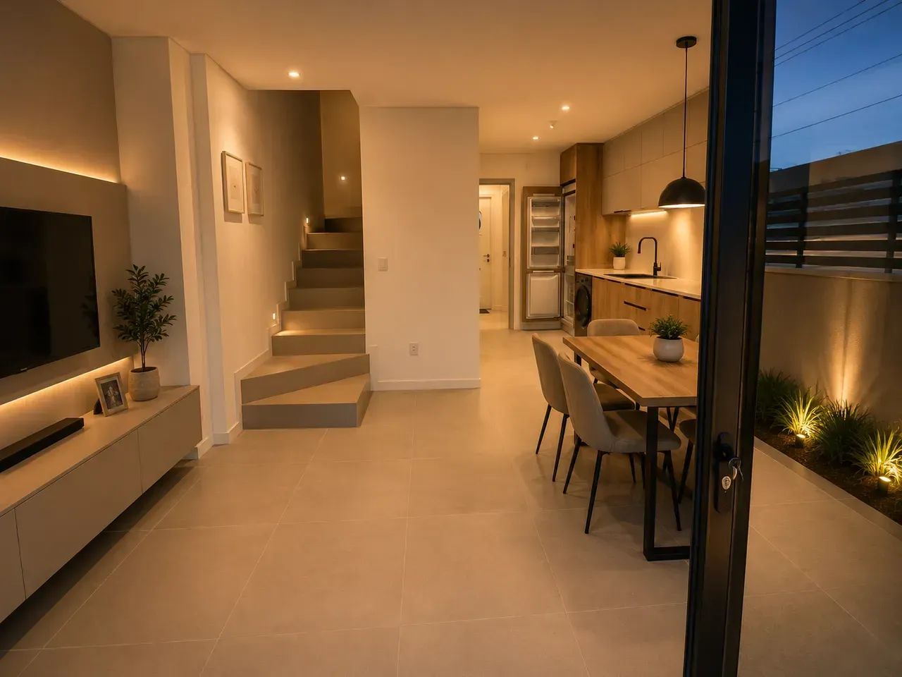 Casa semimobiliada no Portal do Ribeirão | Sul da Ilha