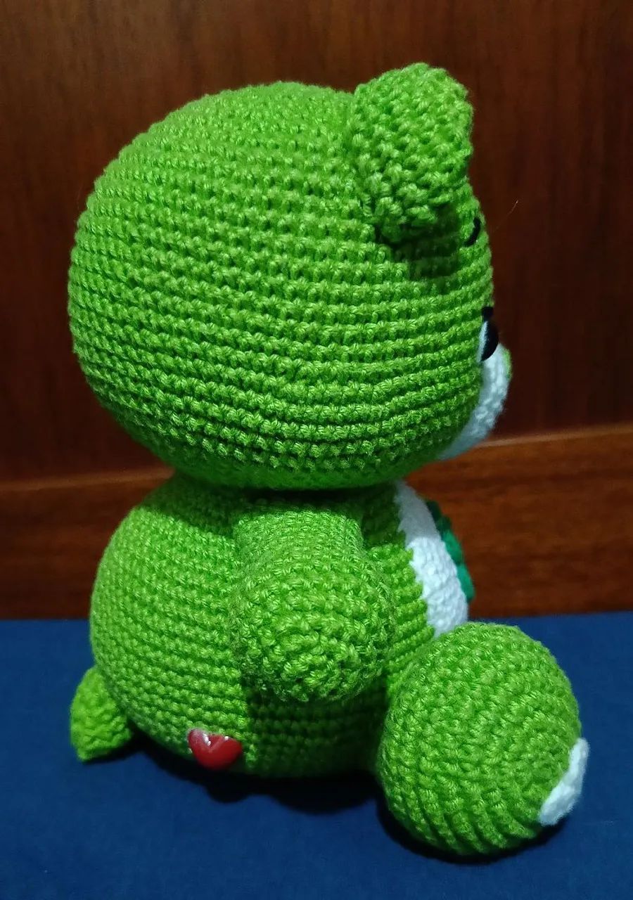 Ursinho Carinhoso Boa Sorte Amigurumi - Foto 3