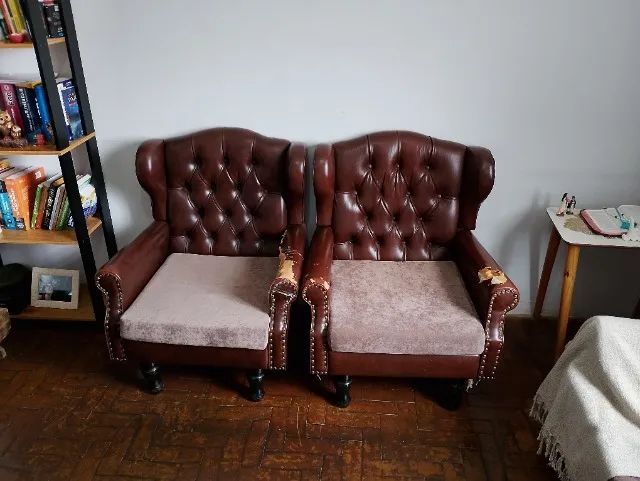 Sofá vintage marrom
