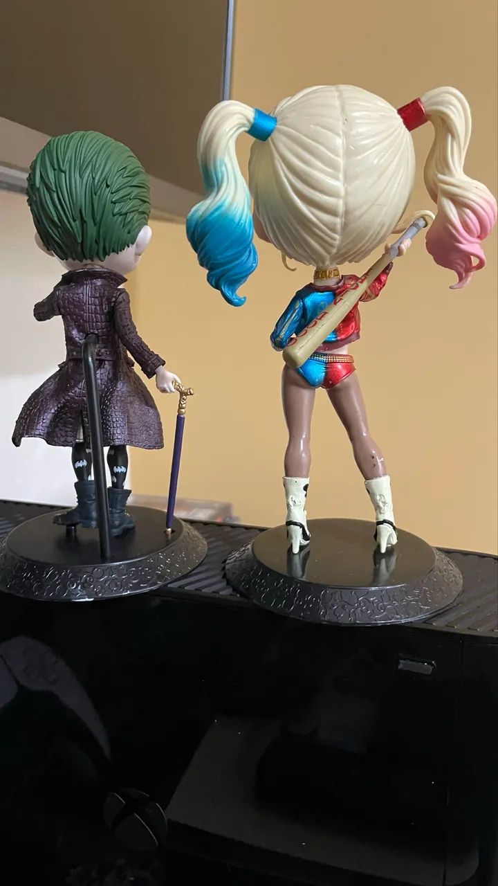  Action Figure Arlequina Esquadrão Suicida + Coringa Joker - Foto 2