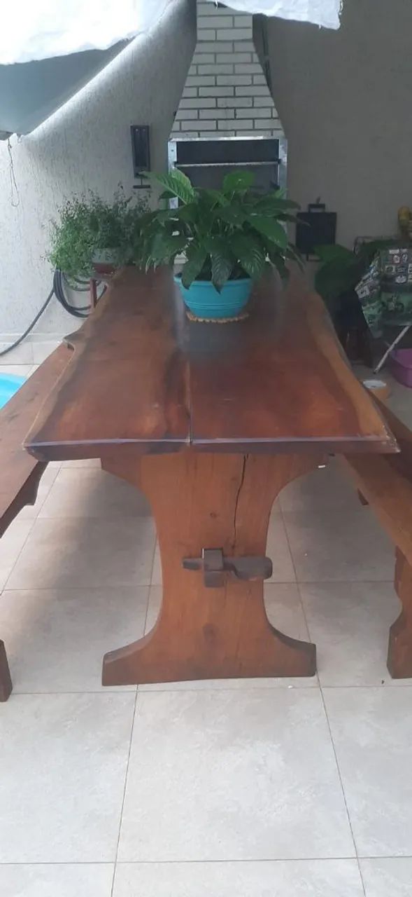 mesa de madeira grande  - Foto 2