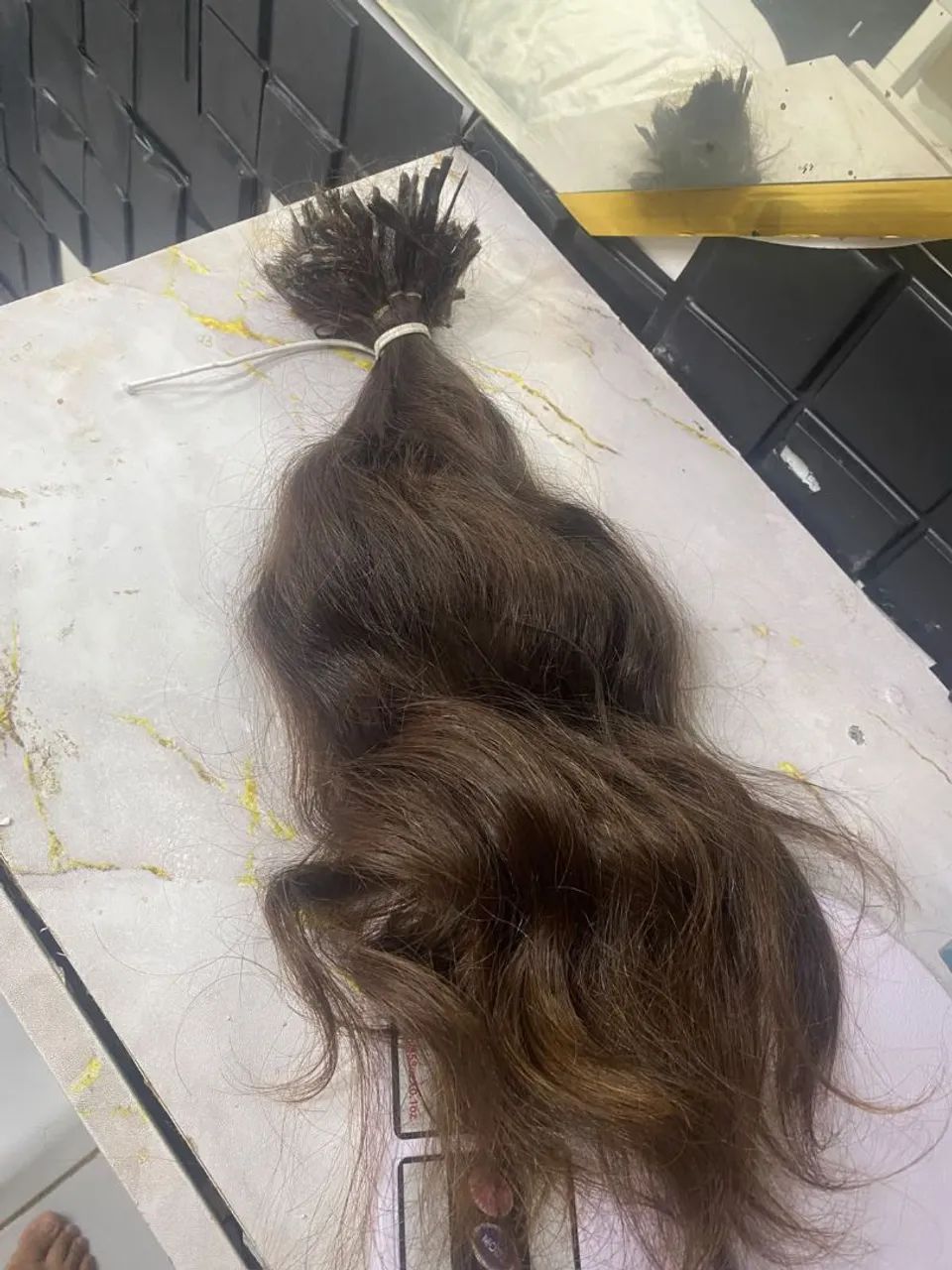 Cabelo humano levemente ondulado  - Foto 3