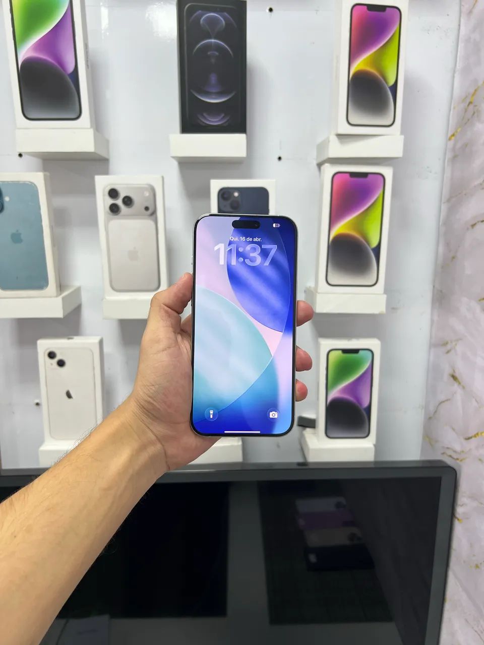iPhone 14 PRO MAX - 128Gb (roxo) - Foto 5