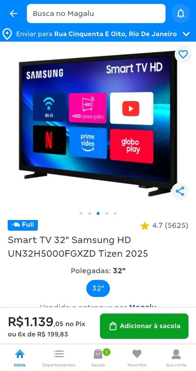 Smart tv samsung 32 - Foto 2