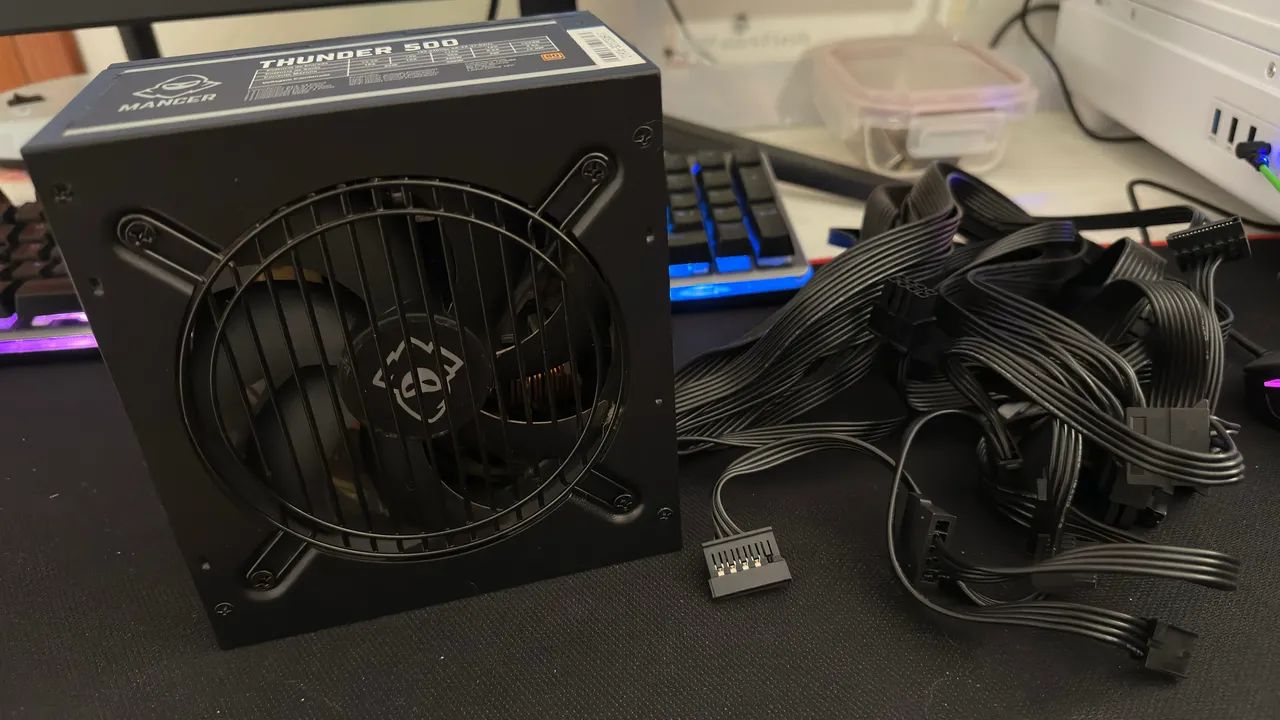 Fonte gamer 500w 80 plus bronze  - Foto 2