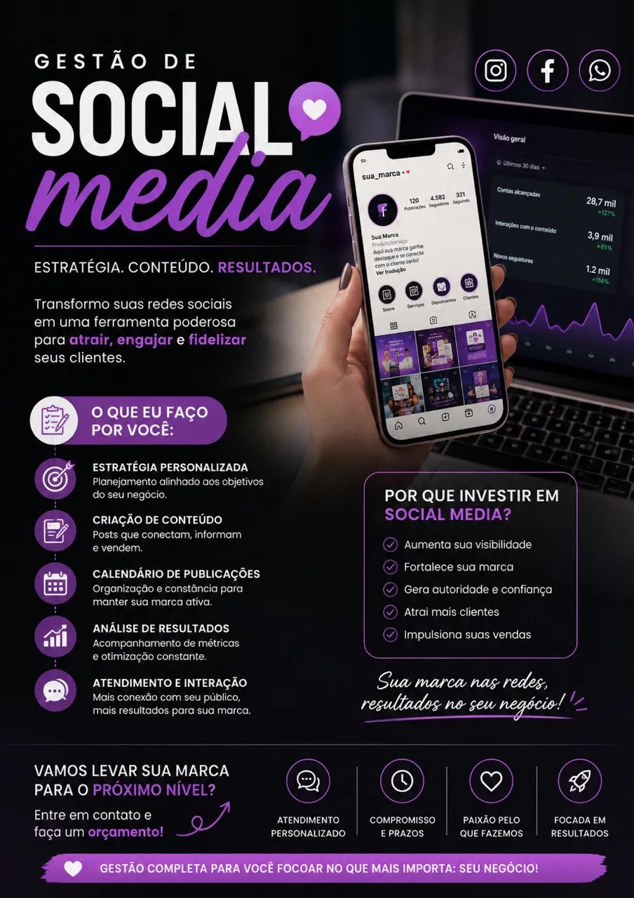     Criação de Conteúdo e Gestão de Redes Sociais