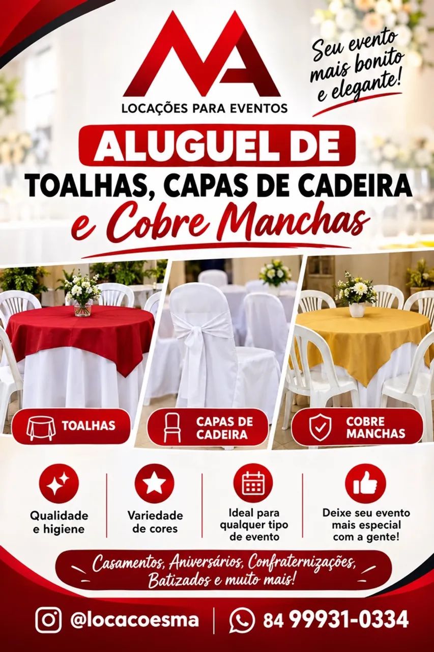 Locação de toalhas, cobre mancha e capas de cadeiras   - Foto 2