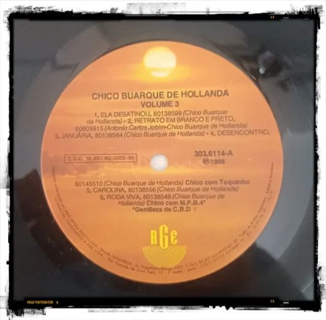 LP Vinil: Chico Buarque de Hollanda - Volume 3 - Foto 5