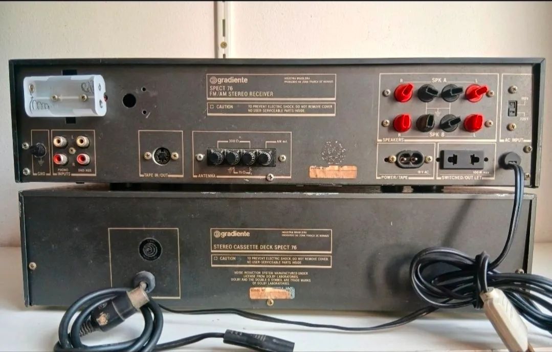 RECEIVER E TAPE SPECT 76.   GRADIENTE  - Foto 2