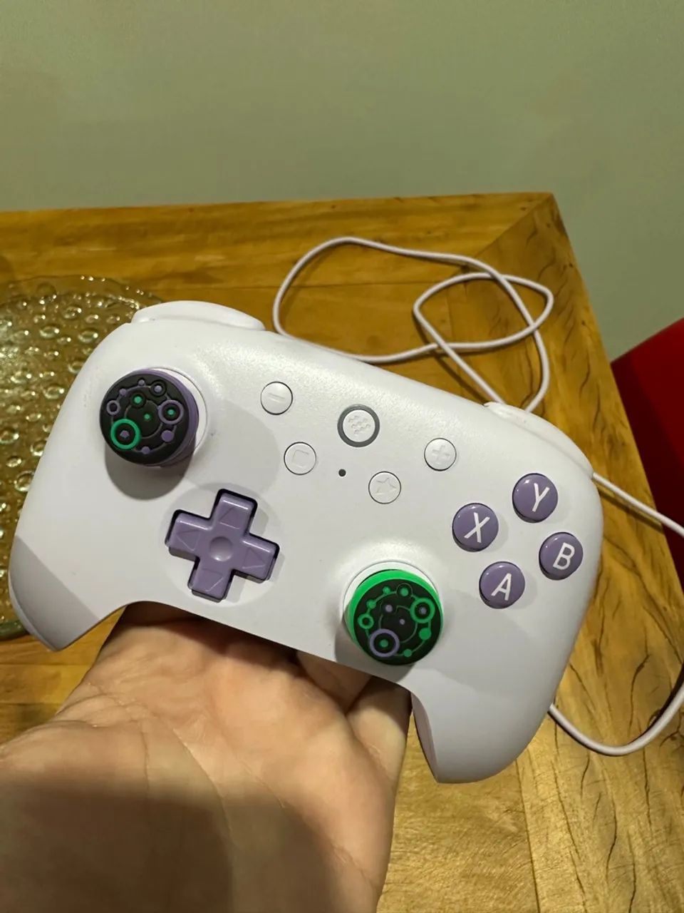 Controle 8BitDo Ultimate 2C Wired Roxo - PC / Android - Hall Effect - Foto 3