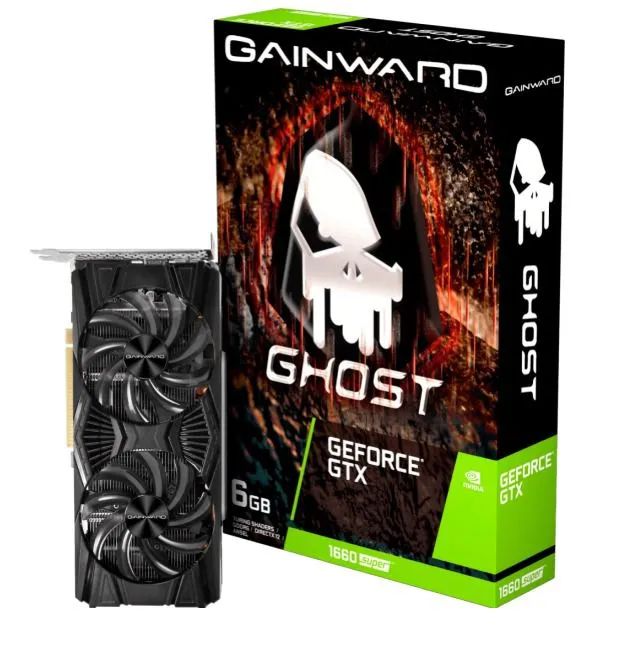 Placa de Vídeo Gainward GeForce GTX 1660 Super Ghost Dual, 6GB