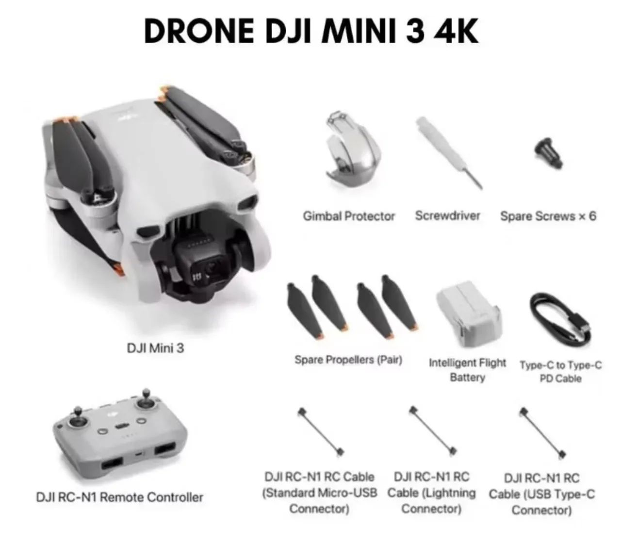 DRONE MINI 3 KIT STANDARD NOVO