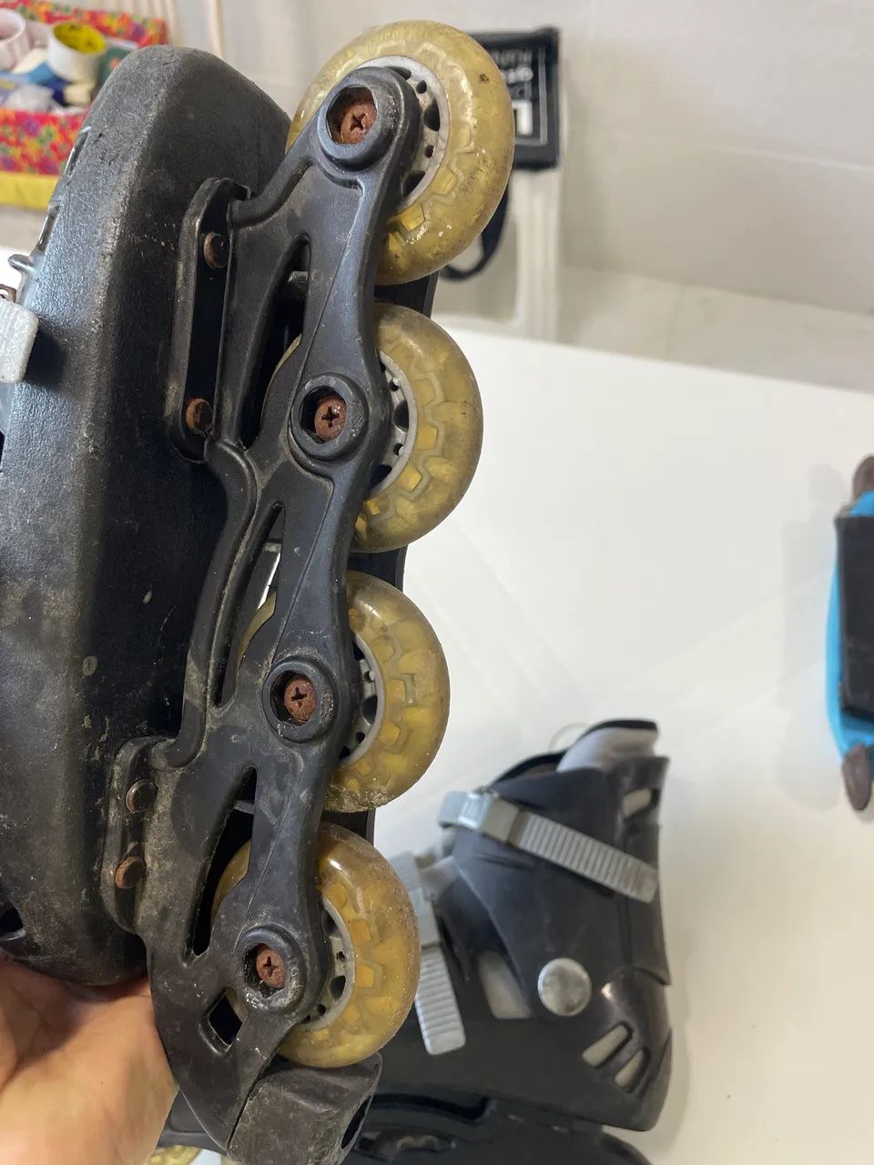 Patins Roller 22cm comprimento - Foto 4