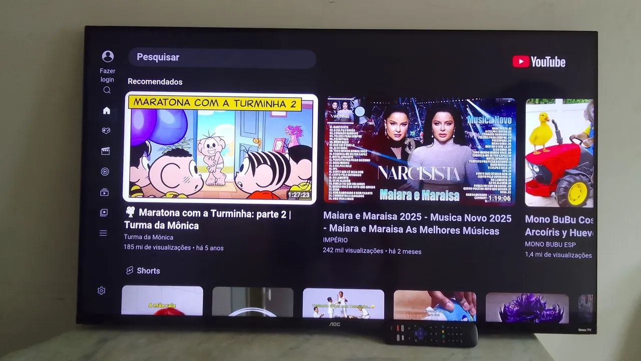 TV AOC 43 POLEGADAS SMART 4K 