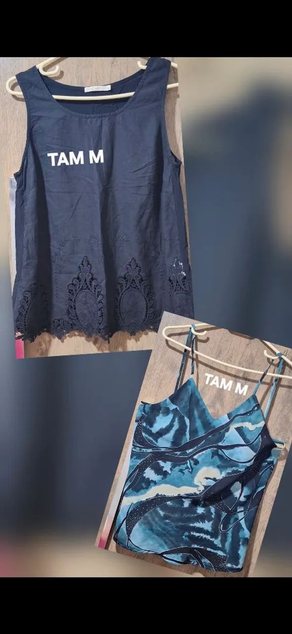 Lote de 20 blusas lindas modelos variados - Foto 2
