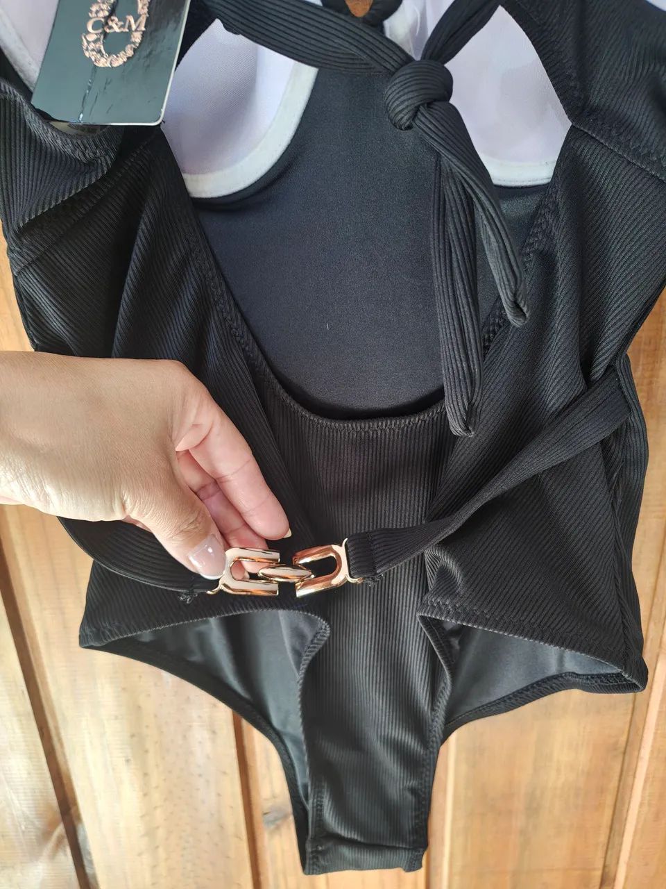 maio de praia elegante  com bojo  - Foto 2