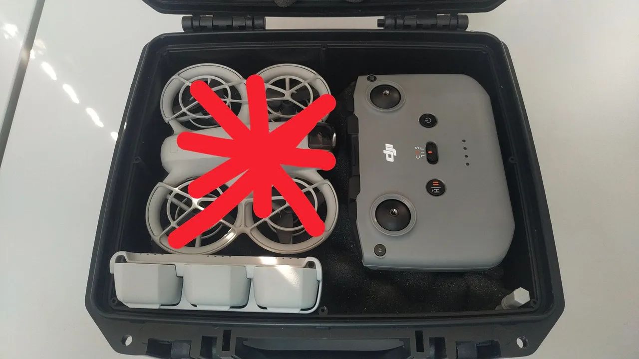 Controle, bateria, e Hub para DJI NEO 