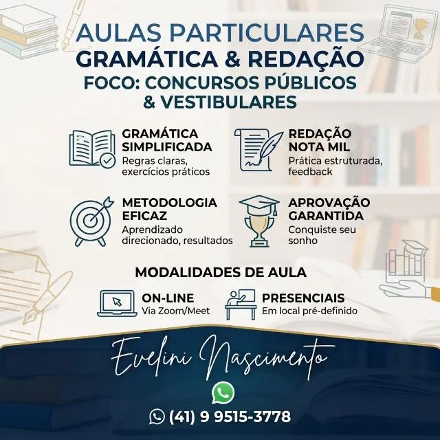 Aula Particular Português e Redação