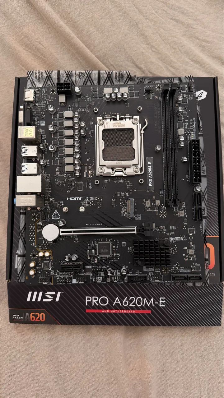 PLACA MAE MSI PRO A620M-E, DDR5, SOCKET AMD AM5, M-ATX, CHIPSET AMD A620M