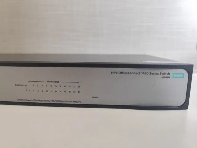 Switch HPE OfficeConnect 1420 24G (Modelo JG708B)