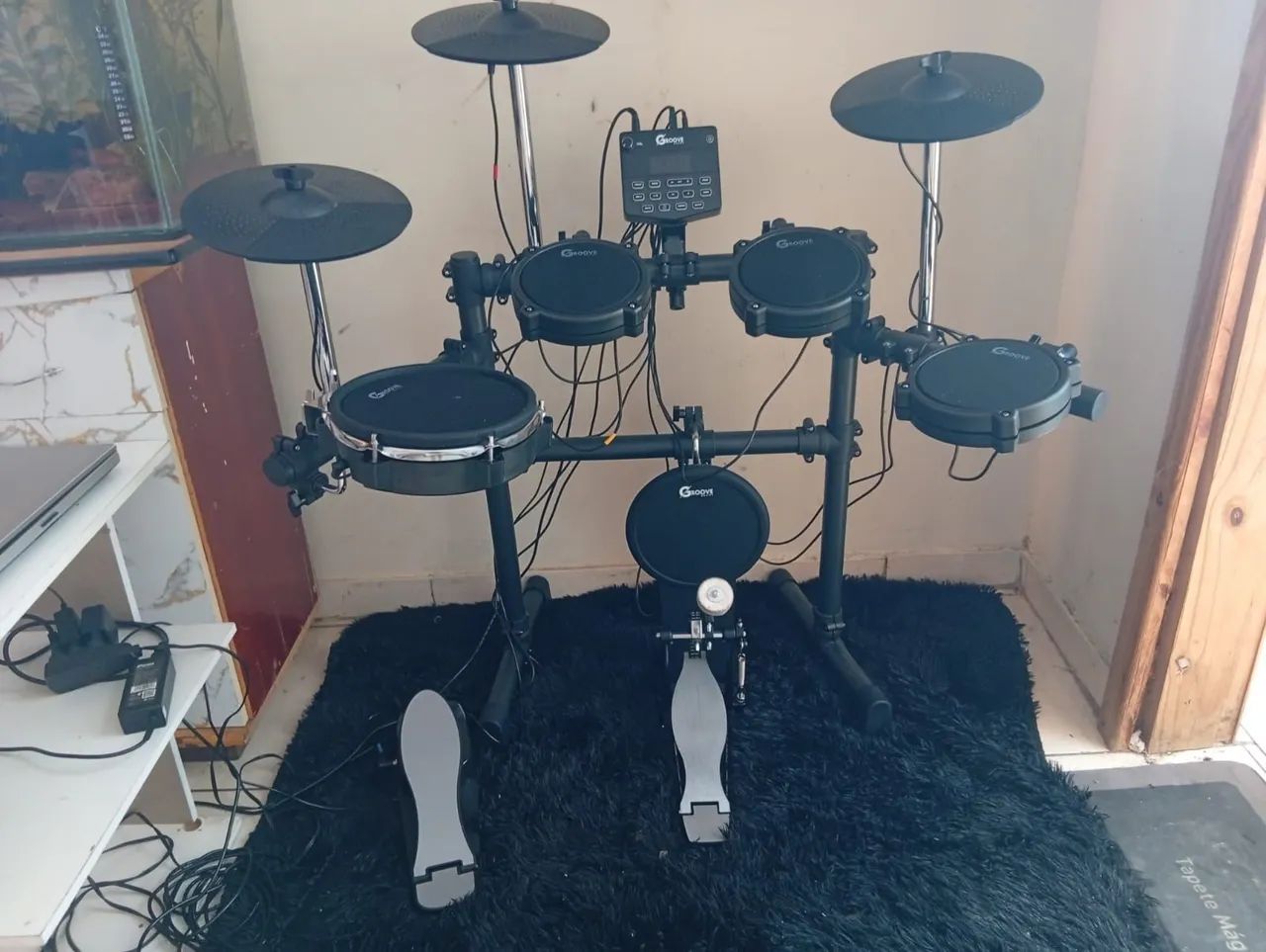 Bateria Eletrônica Nova - Foto 4