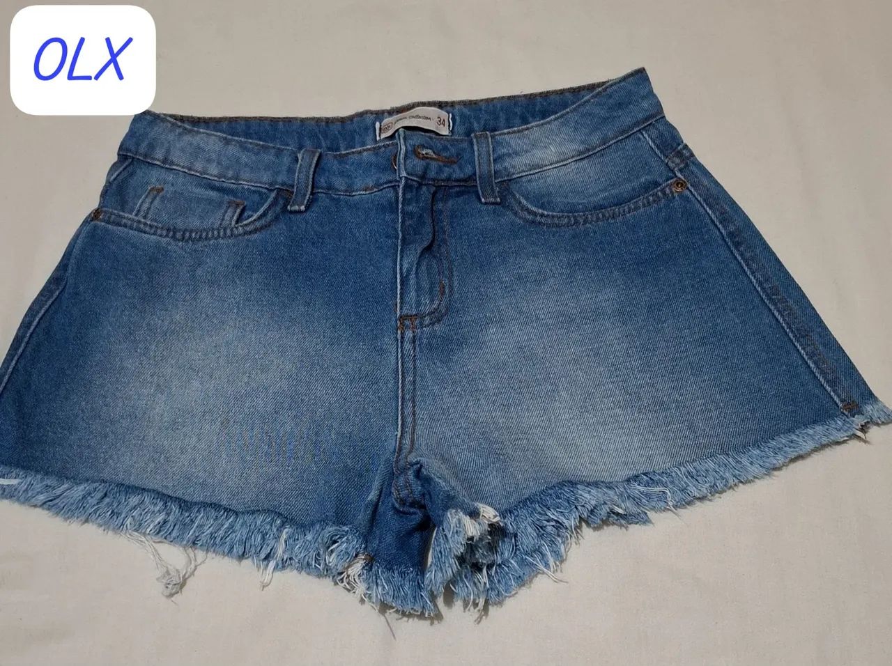 2 SHORTS JEANS 34 ( USADO) - Foto 2